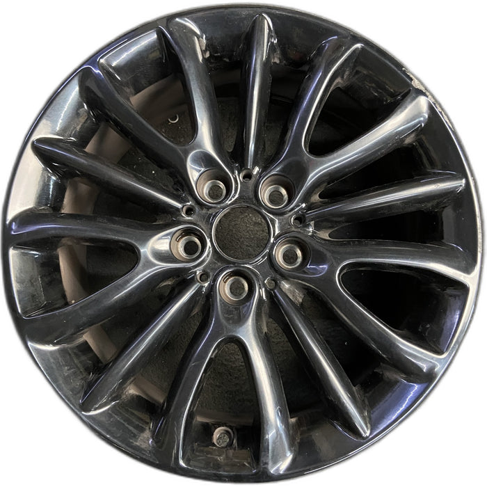 17" CLUBMAN 16-17 17x7.5, Y spoke, black Original OEM Wheel Rim - Front View