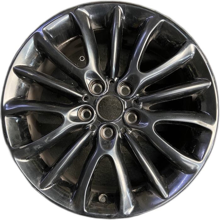 17" CLUBMAN 16-17 17x7.5, Y spoke, black Original OEM Wheel Rim - Front View
