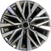 17" ALTIMA 23-25 17x7.5 , machined dark gray Original OEM Wheel Rim - Front View