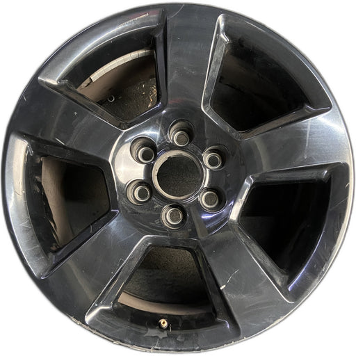 20" SIERRA 1500 PICKUP 16-18 20x9, 5 spoke, opt NZQ Original OEM Wheel Rim - Front View