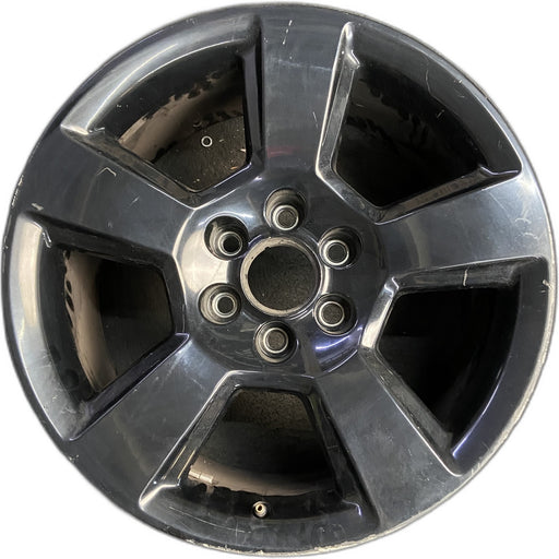 20" SIERRA 1500 PICKUP 16-18 20x9, 5 spoke, opt NZQ Original OEM Wheel Rim - Front View