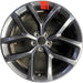 20" CHALLENGER 19-20 20x8 , , Y spoke, , black Original OEM Wheel Rim - Front View