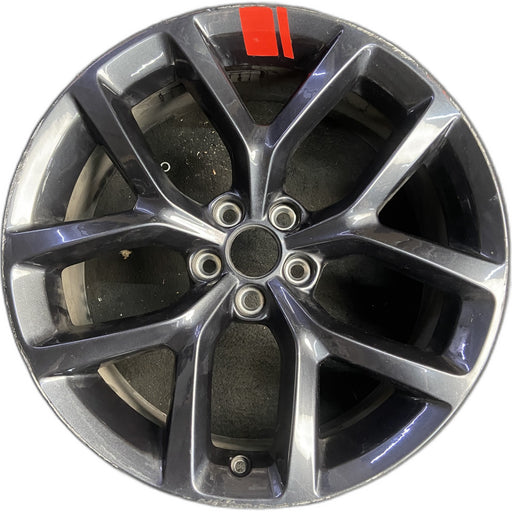 20" CHALLENGER 19-20 20x8 , , Y spoke, , black Original OEM Wheel Rim - Front View