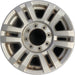 18" FORD F250SD PICKUP 17 18x8 , aluminum, 12 spoke , silver Original OEM Wheel - Front View