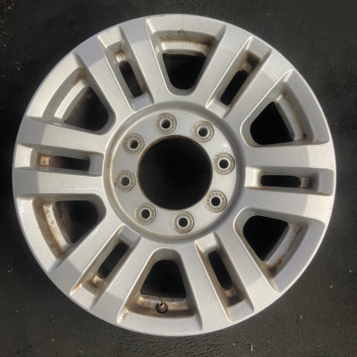 18" FORD F250SD PICKUP 17 18x8 , aluminum, 12 spoke , silver Original OEM Wheel - Additional View