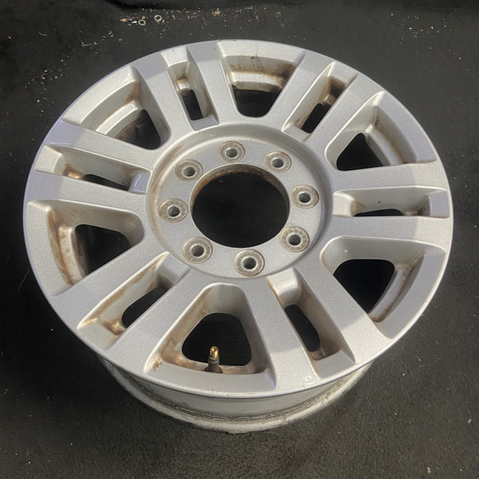 18" FORD F250SD PICKUP 17 18x8 , aluminum, 12 spoke , silver Original OEM Wheel - View 7