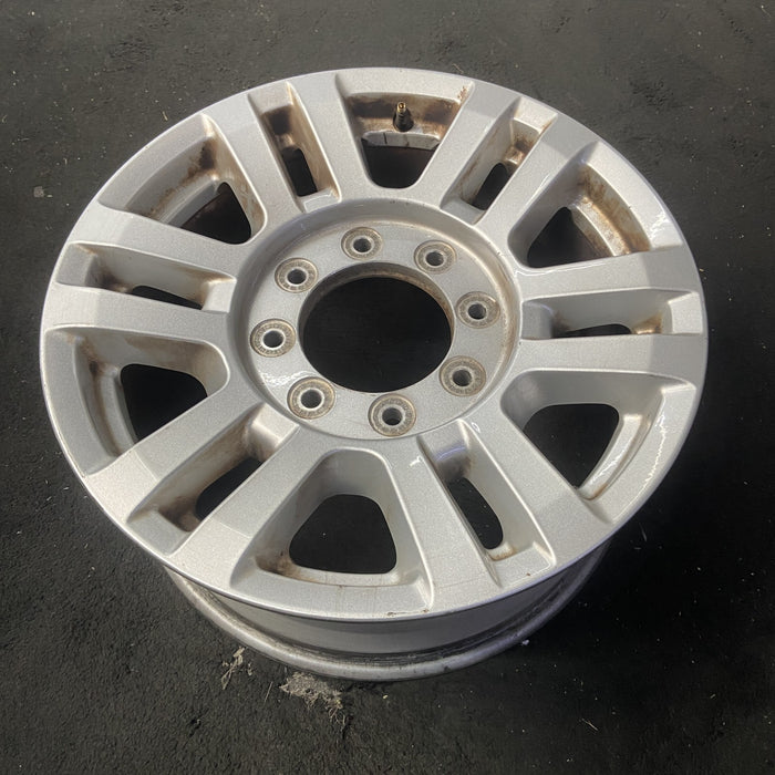 18" FORD F250SD PICKUP 17 18x8 , aluminum, 12 spoke , silver Original OEM Wheel - View 8