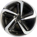 19" ACCORD 18-20 19x8.5 , 5 spoke, swept spoke Original OEM Wheel Rim - Front View