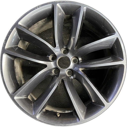 20" CHALLENGER 22 20x9 , , wide spoke, black Original OEM Wheel Rim - Front View