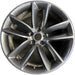 20" CHALLENGER 22 20x9 , , wide spoke, black Original OEM Wheel Rim - Front View