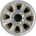 18" FORD F250SD PICKUP 05-07 18x8 , 8 spokes ovals, Original OEM Wheel Rim - Front View