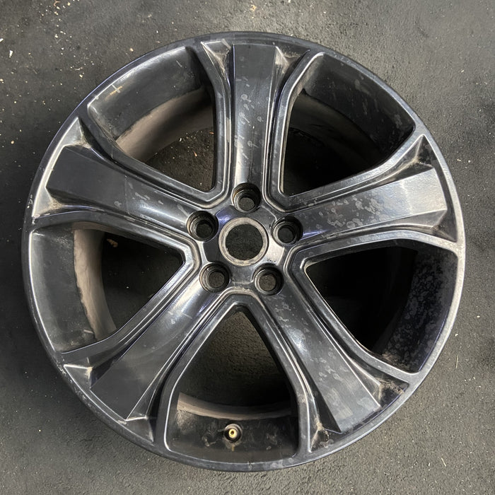 20" RANGE ROVER SPORT 13 , 20x9.5, 5 spoke, tapered, gloss black Original OEM - Additional View