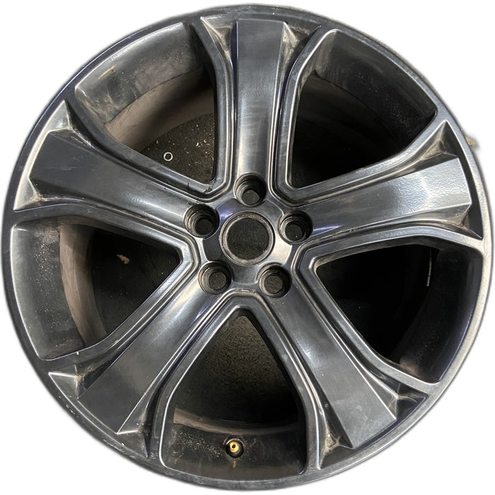 20" RANGE ROVER SPORT 13 , 20x9.5, 5 spoke, tapered, gloss black Original OEM - Front View