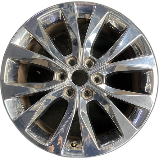 20" FORD F150 PICKUP 15-17 20x8.5, 6 spoke, chrome Original OEM Wheel Rim - Front View
