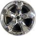 20" CHALLENGER 11-12 20x8, , chrome clad, lug nut centered between spokes - Front View