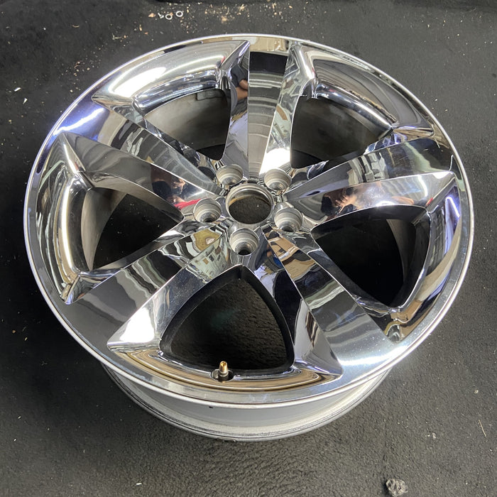 20" CHALLENGER 11-12 20x8, , chrome clad, lug nut centered between spokes - View 7