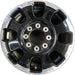 18" FORD F250SD PICKUP 23-24 18x8, aluminum, 8 spoke, single spoke, dark gray - Front View