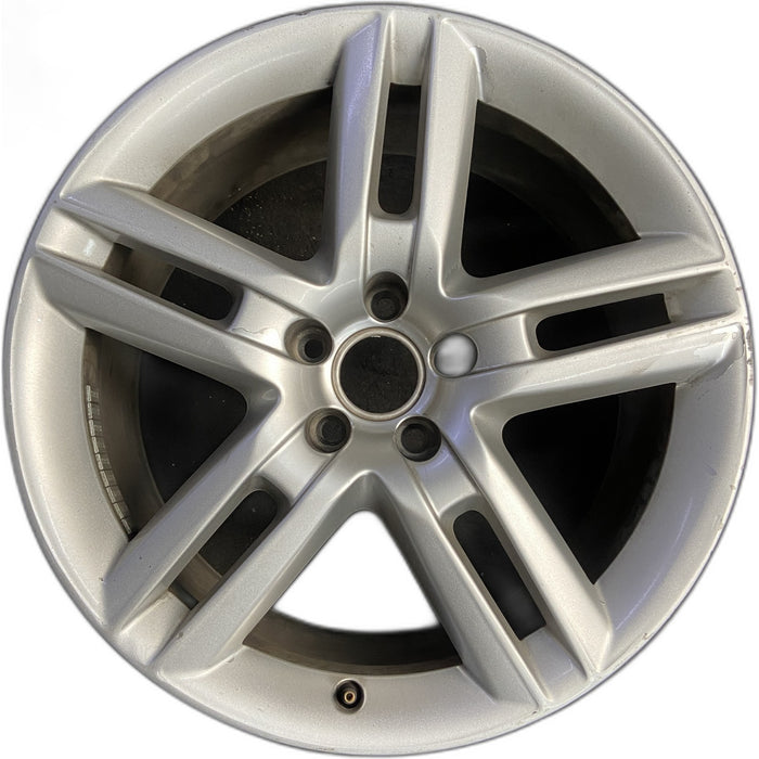 19" AUDI A6 16-18 19x8.5 , 5 double spoke Original OEM Wheel Rim - Front View