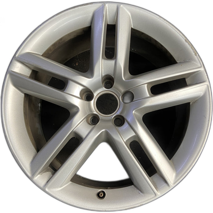 19" AUDI A6 16-18 19x8.5 , 5 double spoke Original OEM Wheel Rim - Front View