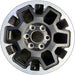 17" TACOMA 24-25 17x7.5, black Original OEM Wheel Rim - Front View