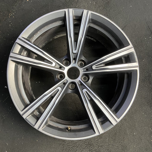 19" BMW 330e 21-24 19x8, , V spoke Original OEM Wheel Rim - Additional View