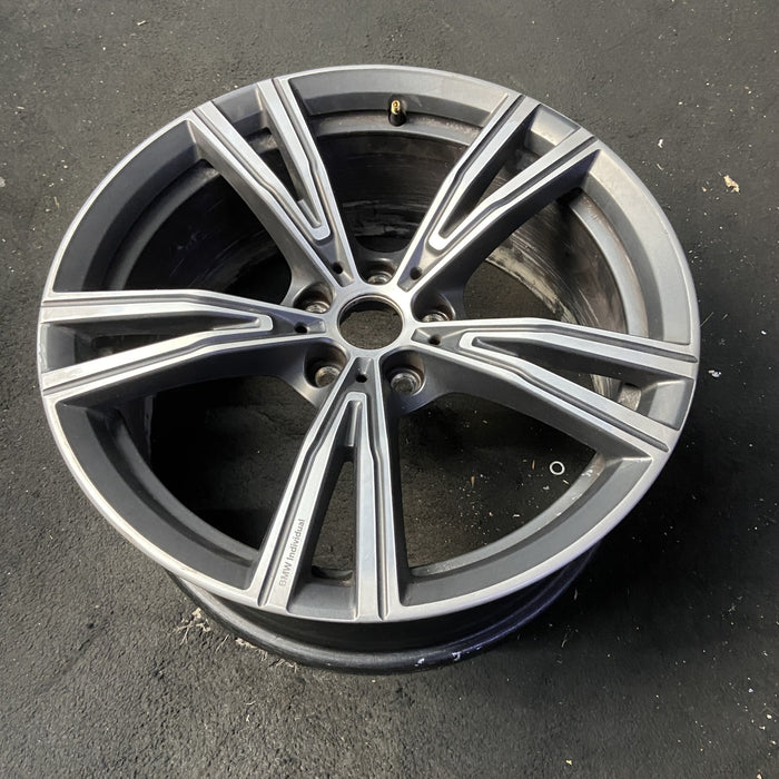 19" BMW 330e 21-24 19x8, , V spoke Original OEM Wheel Rim - View 8