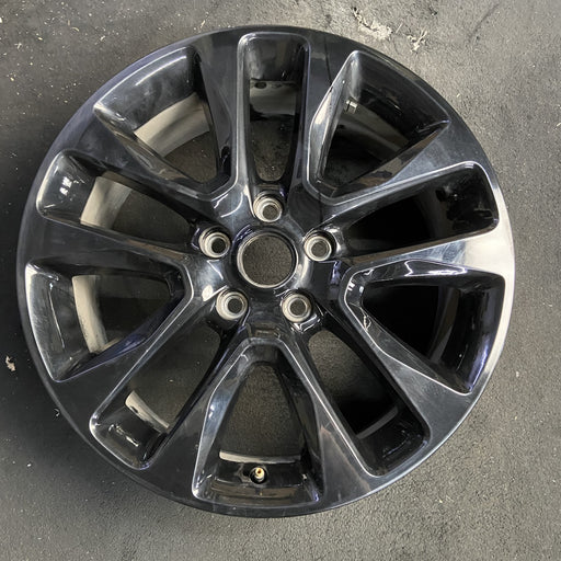 20" GRAND CHEROKEE 17 20x8, 5 spoke , w/o 75th Anniversary package; , black - Additional View