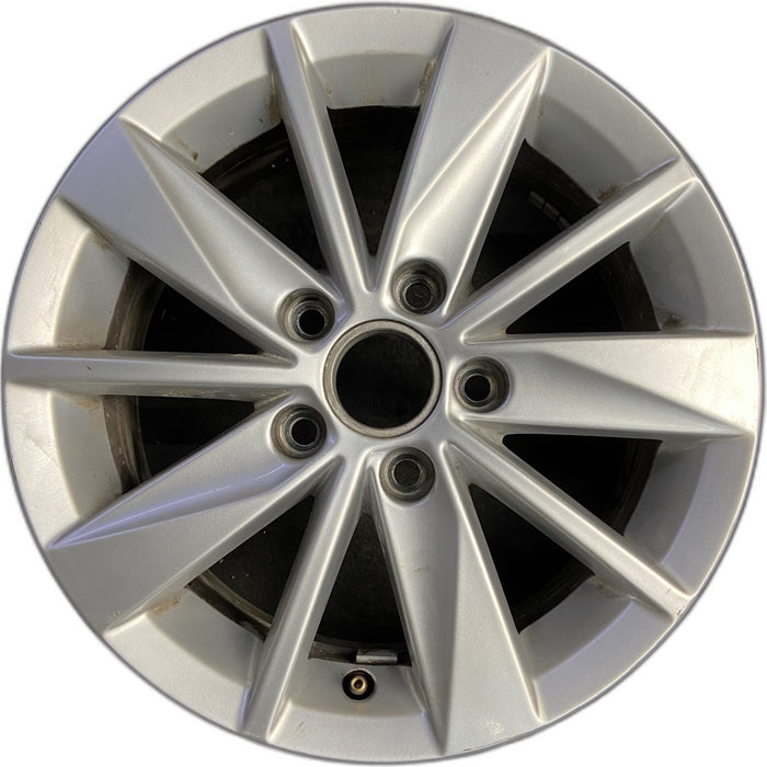 15" GOLF 15-18 15x6, alloy Original OEM Wheel Rim - Front View