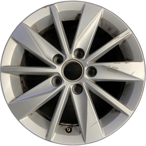 15" GOLF 15-18 15x6, alloy Original OEM Wheel Rim - Front View