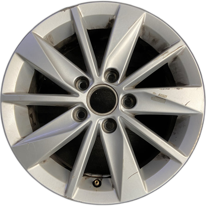 15" GOLF 15-18 15x6, alloy Original OEM Wheel Rim - Front View