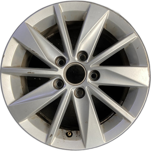 15" GOLF 15-18 15x6, alloy Original OEM Wheel Rim - Front View