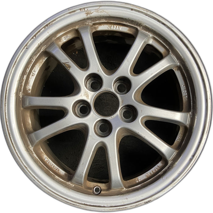 15" COROLLA 20 Sedan, 15x6.5 Original OEM Wheel Rim - Front View
