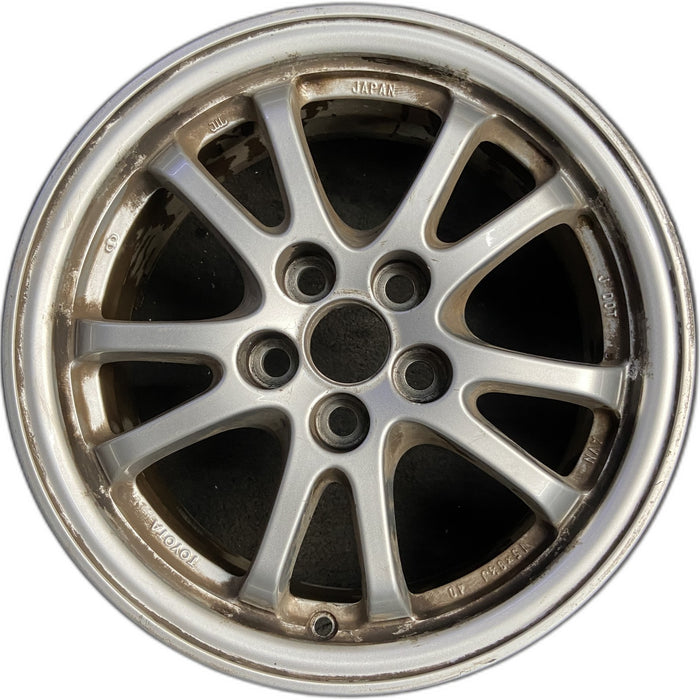 15" COROLLA 20 Sedan, 15x6.5 Original OEM Wheel Rim - Front View