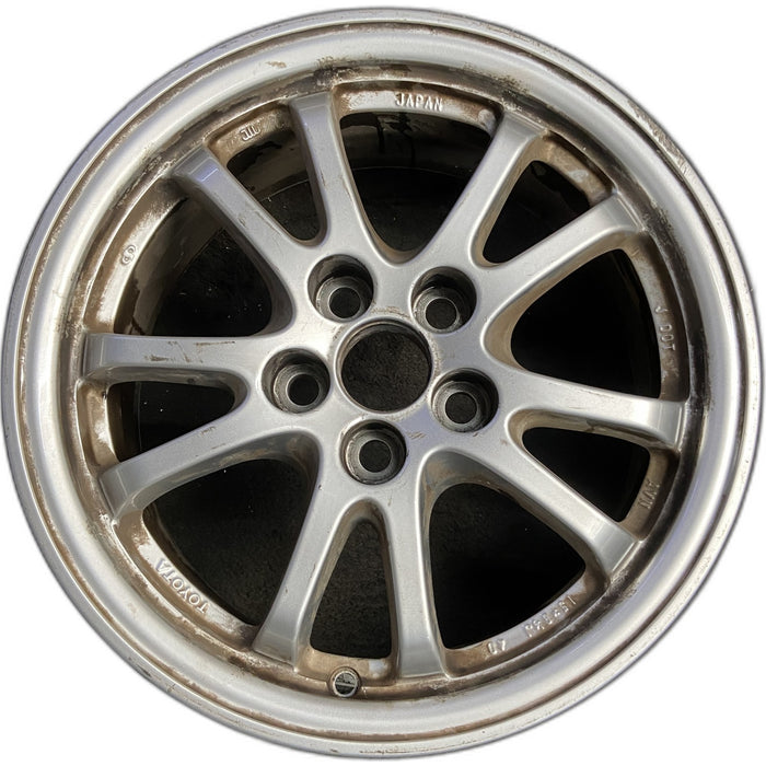 15" COROLLA 20 Sedan, 15x6.5 Original OEM Wheel Rim - Front View