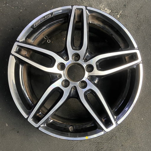 18" MERCEDES CLA-CLASS 17 117 Type, CLA250, 18x7.5, w/AMG, black accents - Additional View