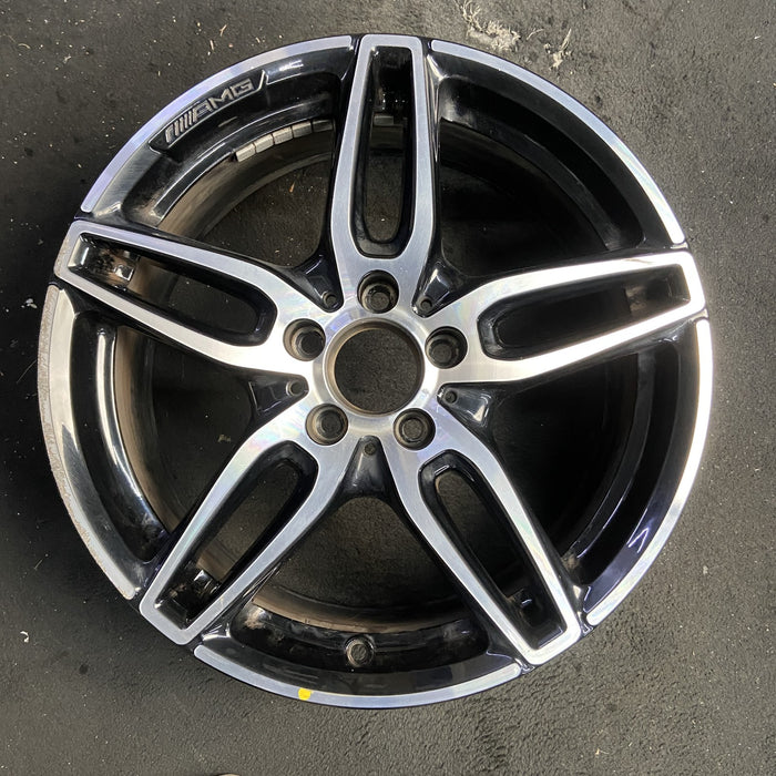18" MERCEDES CLA-CLASS 17 117 Type, CLA250, 18x7.5, w/AMG, black accents - Additional View