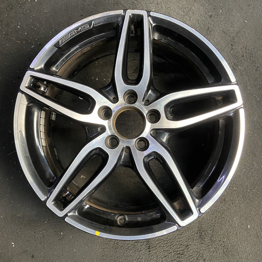 18" MERCEDES CLA-CLASS 17 117 Type, CLA250, 18x7.5, w/AMG, black accents - Additional View