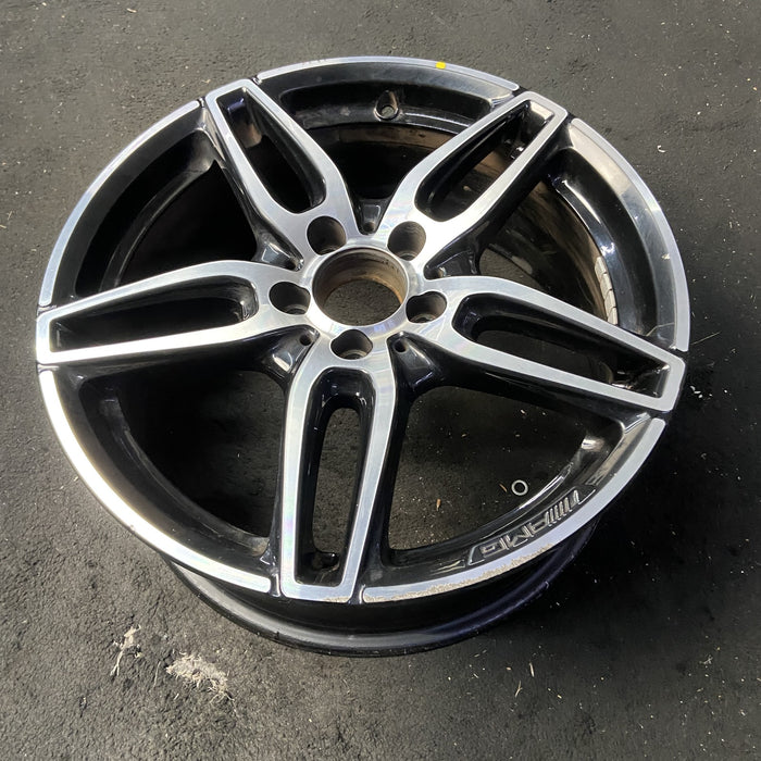 18" MERCEDES CLA-CLASS 17 117 Type, CLA250, 18x7.5, w/AMG, black accents - View 8