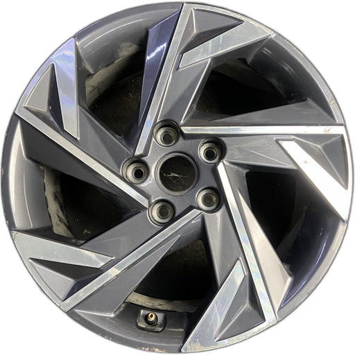 17" ELANTRA 24 17x7 Original OEM Wheel Rim - Front View