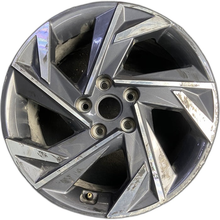 17" ELANTRA 24 17x7 Original OEM Wheel Rim - Front View