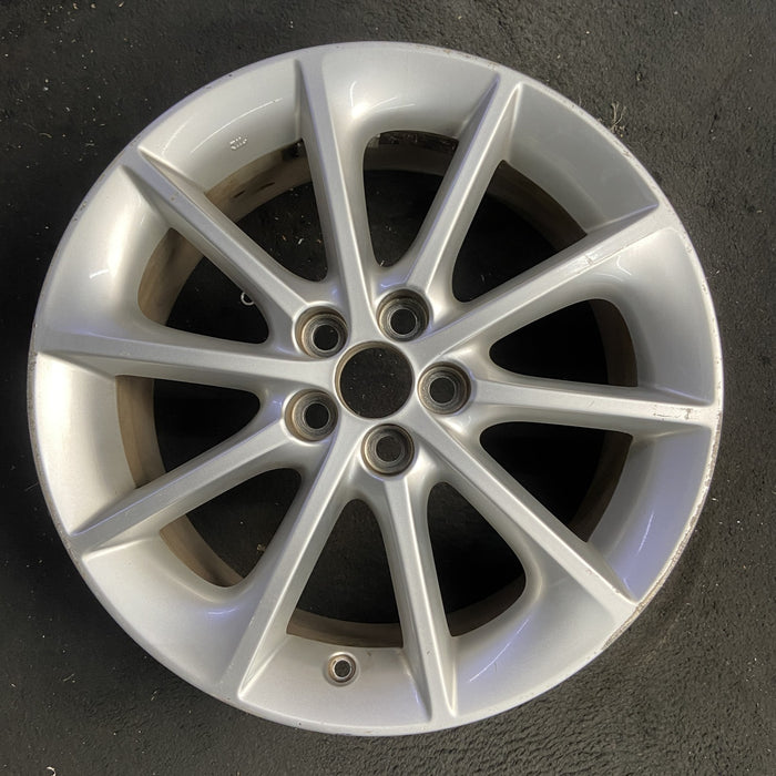 17" LEXUS CT200H 11-13 17x7 , 10 spoke, silver Original OEM Wheel Rim - Additional View
