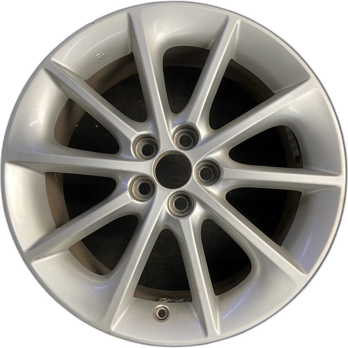 17" LEXUS CT200H 11-13 17x7 , 10 spoke, silver Original OEM Wheel Rim - Front View