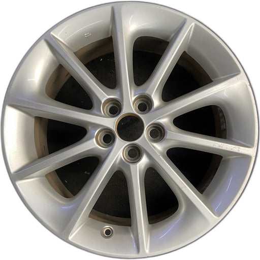 17" LEXUS CT200H 11-13 17x7 , 10 spoke, silver Original OEM Wheel Rim - Front View