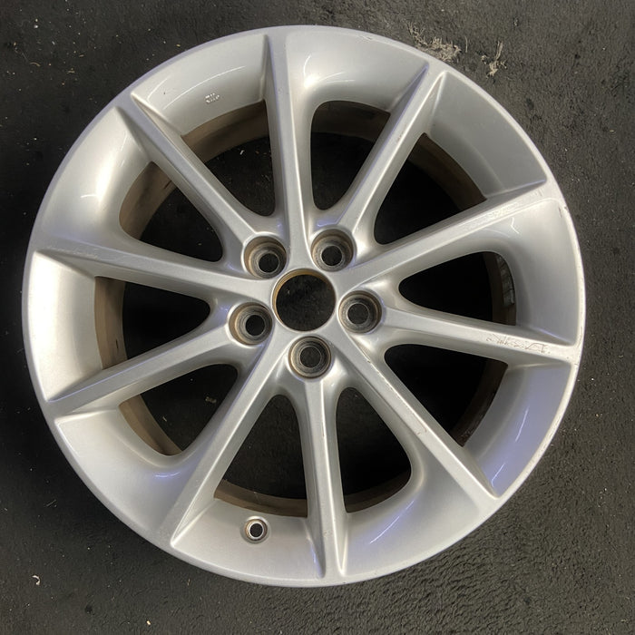 17" LEXUS CT200H 11-13 17x7 , 10 spoke, silver Original OEM Wheel Rim - Additional View