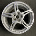 19" CORVETTE 20-22 front, , 5 spoke, gloss silver Original OEM Wheel Rim - Additional View
