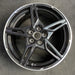 19" CORVETTE 20-22 front, , 5 spoke, black Original OEM Wheel Rim - Additional View