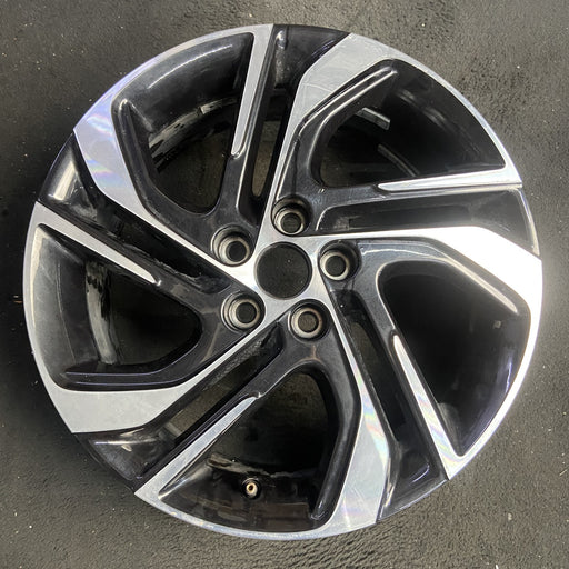 17" BOLT 22 17x6.5, machined black Original OEM Wheel Rim - Additional View
