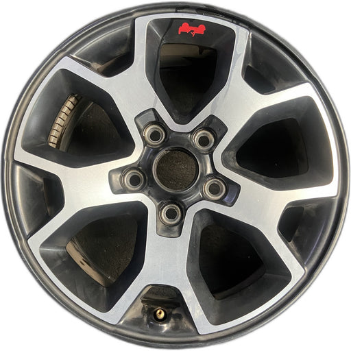 17" WRANGLER 18 VIN X , 17x7.5, , aluminum, Y spoke Original OEM Wheel Rim - Front View