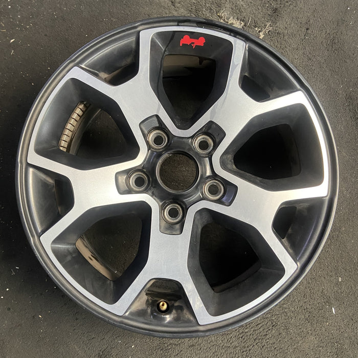 17" WRANGLER 18 VIN X , 17x7.5, , aluminum, Y spoke Original OEM Wheel Rim - Additional View