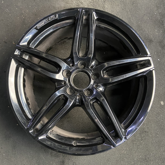 19" MERCEDES E-CLASS 17 213 Type, Sedan, E43, 19x9, machined face with black - Additional View